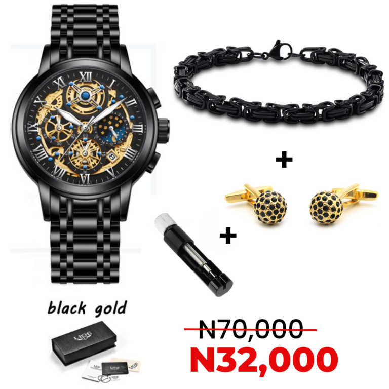 Black Gold + Cufflinks-min